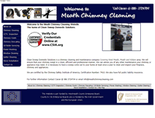 Tablet Screenshot of meathchimneycleaning.com